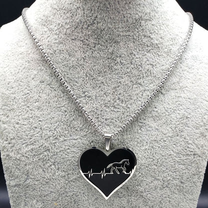 Collier Cheval <br> Rythme Cardiaque