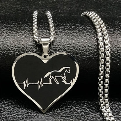 Collier Cheval <br> Rythme Cardiaque