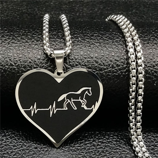 Collier Cheval <br> Rythme Cardiaque