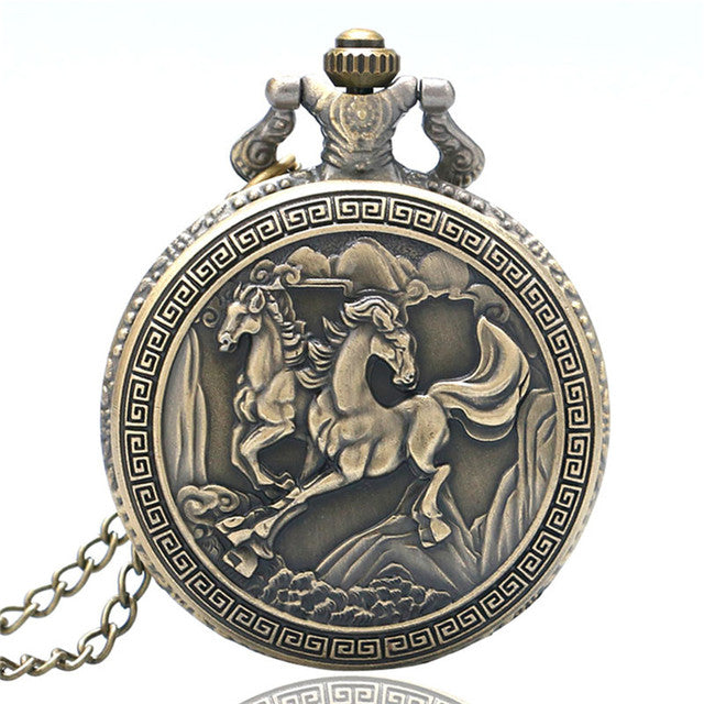 Montre à gousset cheval