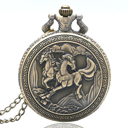 Montre à gousset cheval