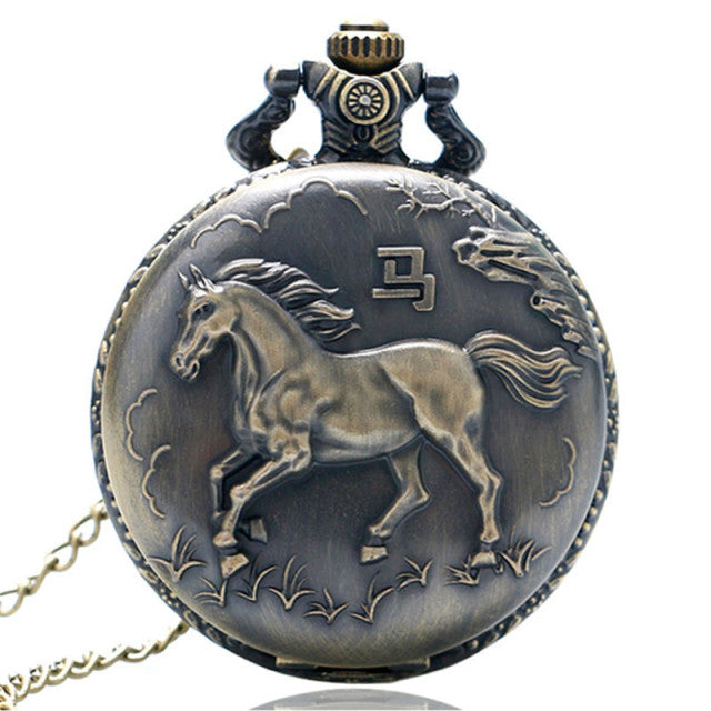 Montre à gousset cheval