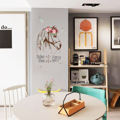Stickers Cheval Chambre Fille