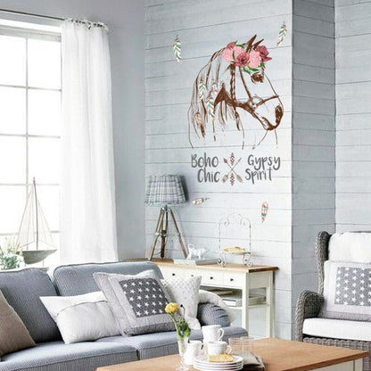 Stickers Cheval Chambre Fille