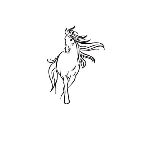 autocollant pour mur cheval