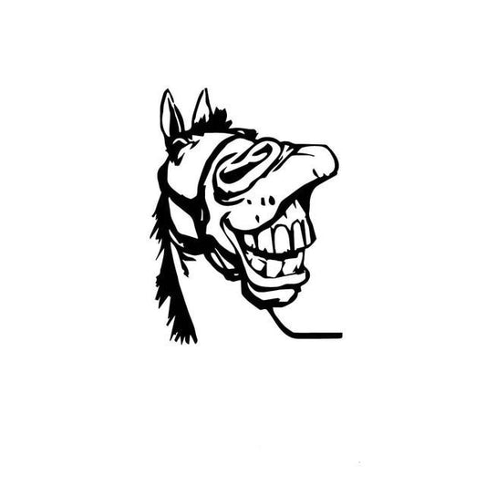 Sticker Cheval Caricature