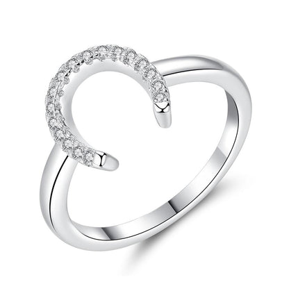 Bague Fer à Cheval Argent
