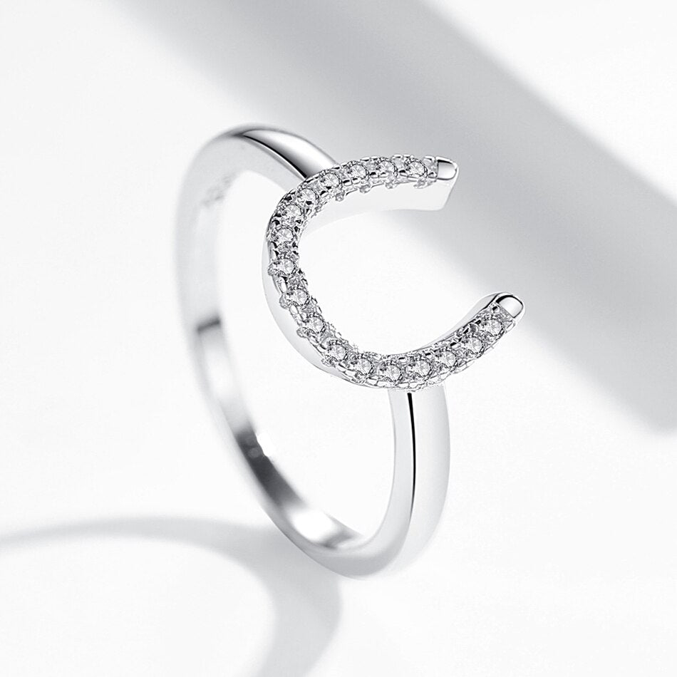 Bague Fer à Cheval Argent