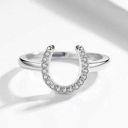 Bague Fer à Cheval Argent