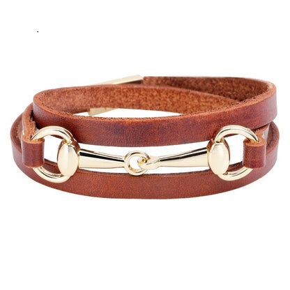 Bracelet Cheval Mors Lanières Fines