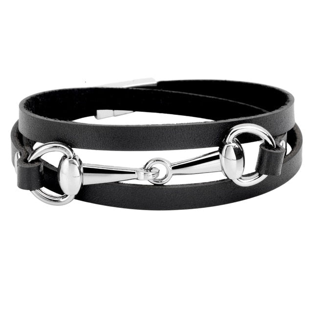 Bracelet Cheval Mors Lanières Fines