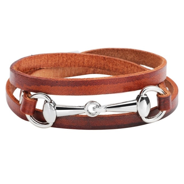 Bracelet Cheval Mors Lanières Fines