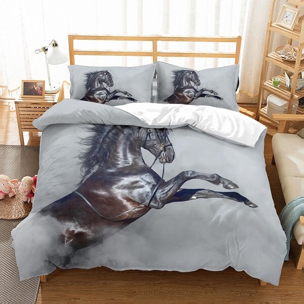 Housse de Couette Cheval qui Cabre