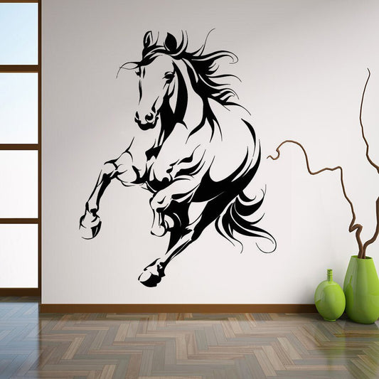 Stickers Cheval <br> Galop Penché