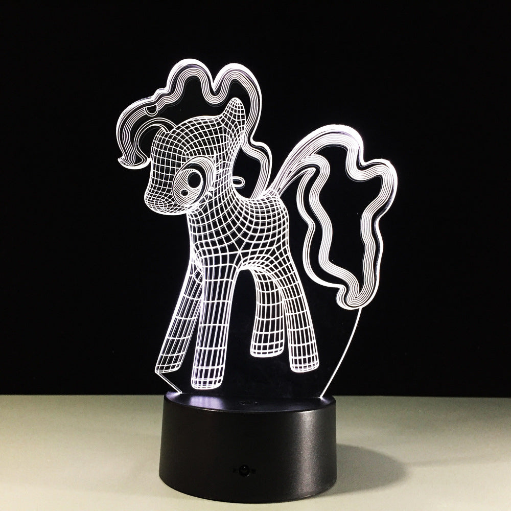 Lampe led poney