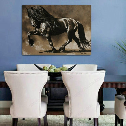 Tableau Cheval de Trait