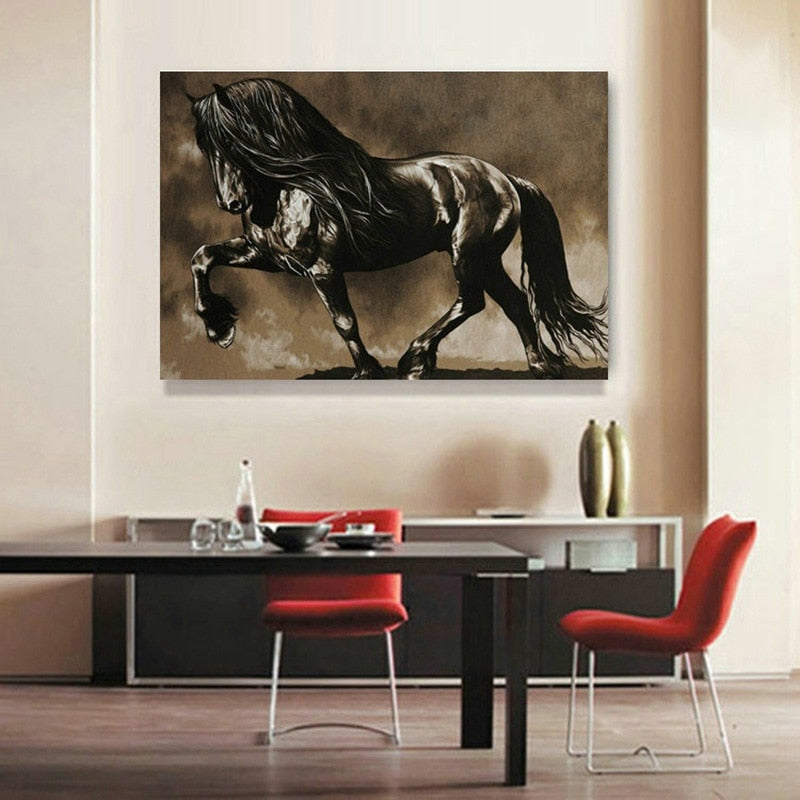 Tableau Cheval de Trait