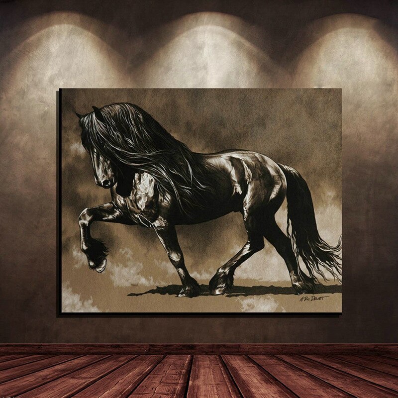 Tableau Cheval de Trait
