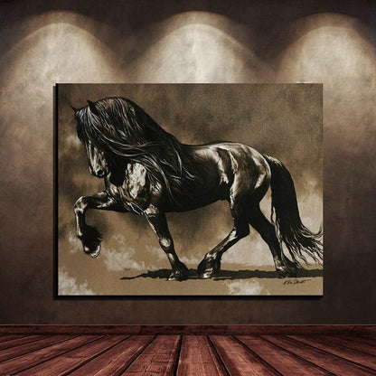 Tableau Cheval de Trait