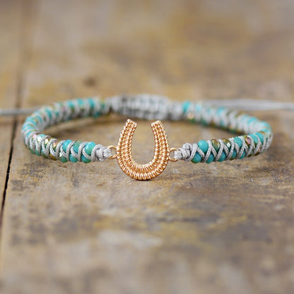 Bracelet Cheval <br> Fer à Cheval Spirituel
