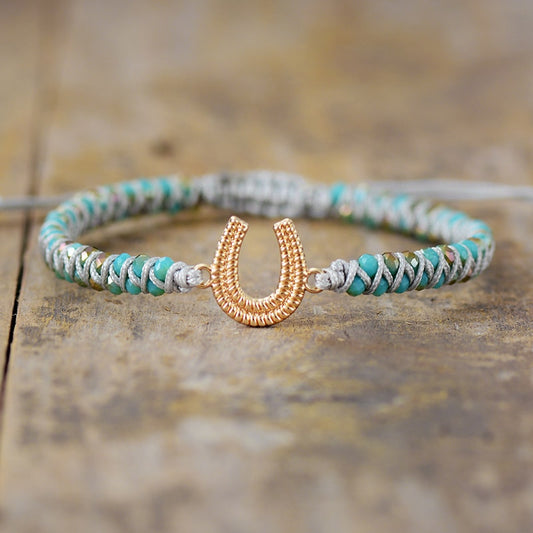 Bracelet Cheval <br> Fer à Cheval Spirituel