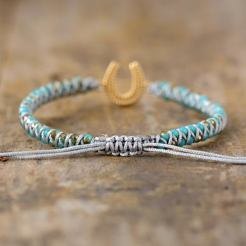 Bracelet Cheval <br> Fer à Cheval Spirituel