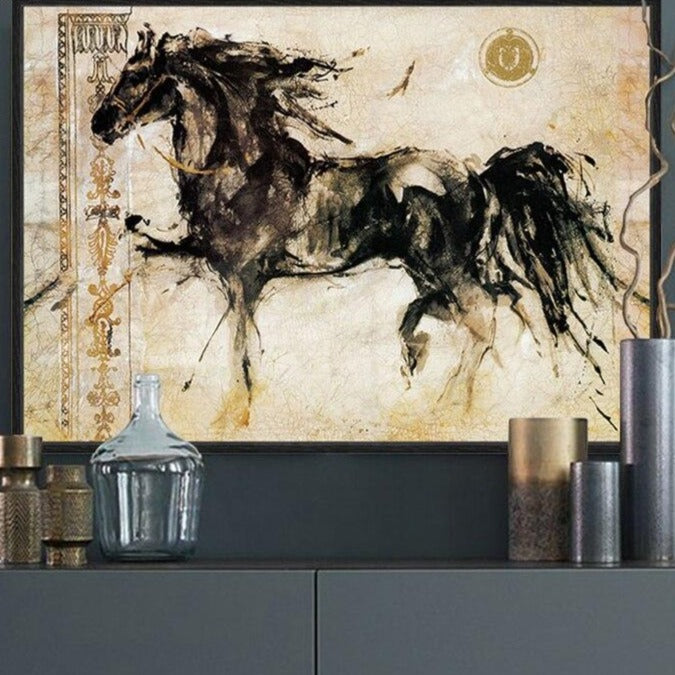 Tableau Cheval <br> Chinois