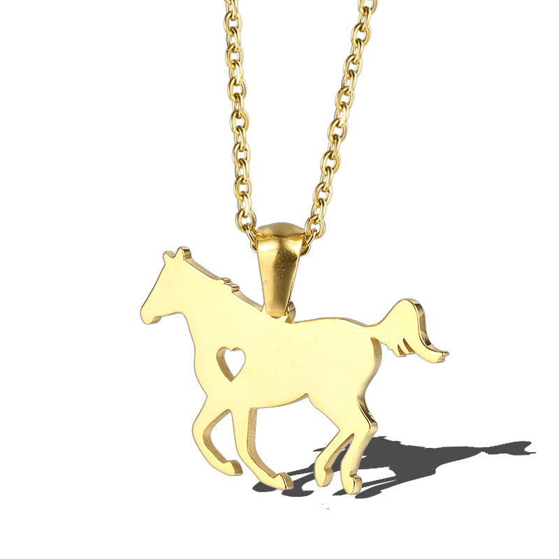 Collier cœur de cheval