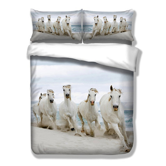 Housse de Couette chevaux de Camargue
