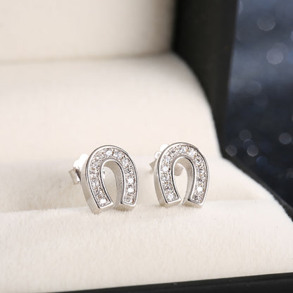 Boucles d'oreilles Fer à Cheval Argent