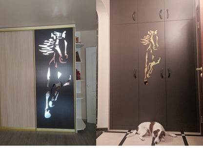 Stickers Cheval <br> Miroir Décoratif
