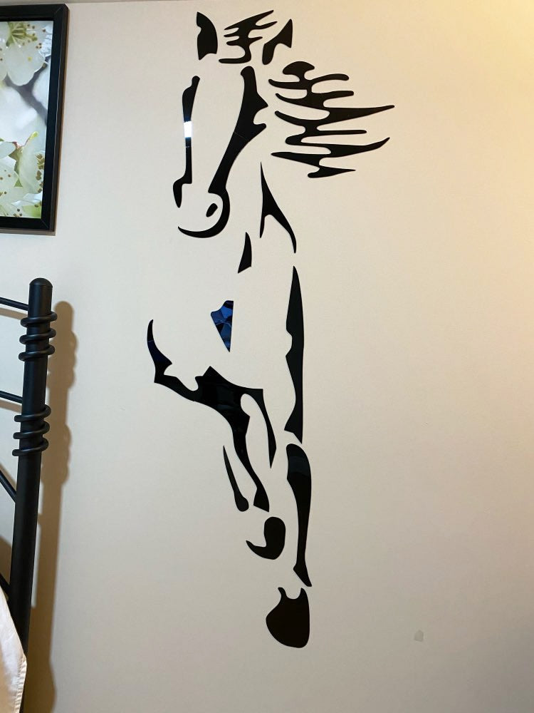 Stickers Cheval <br> Miroir Décoratif