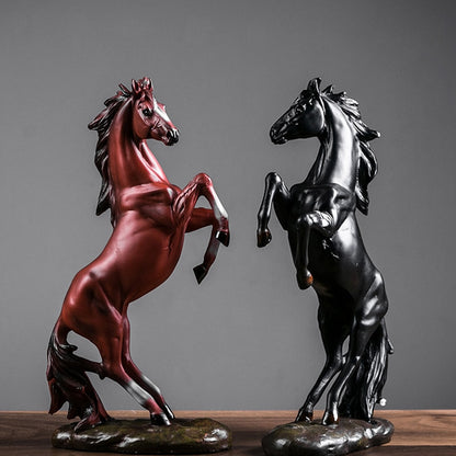 Statue Cheval Cabré