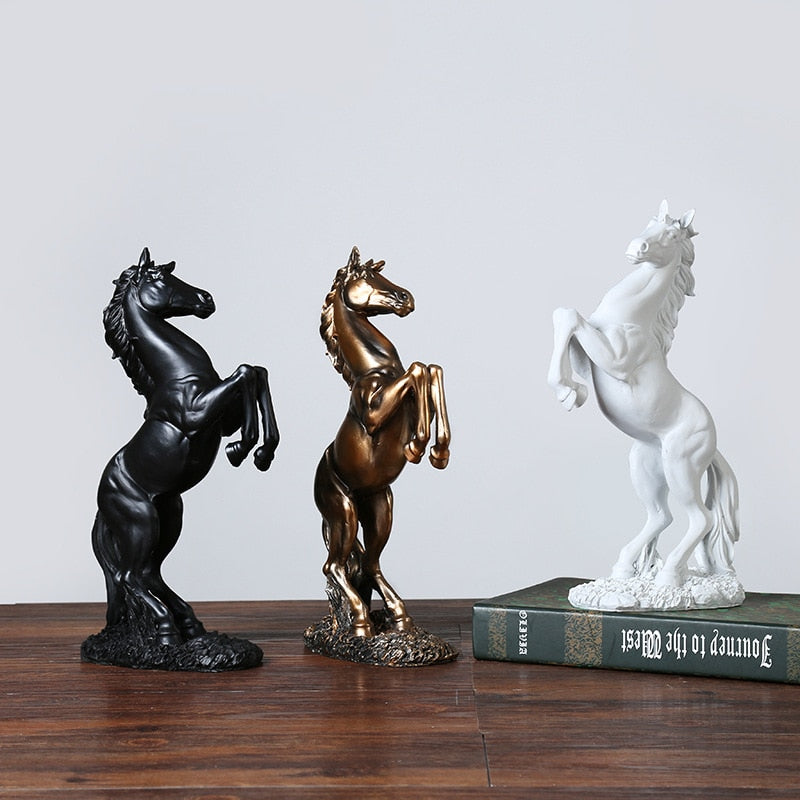 Statue Cheval Blanc