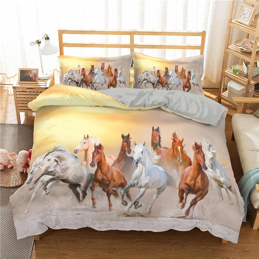 Housse de Couette Chevaux Harde