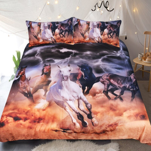 Housse de Couette Chevaux Rock