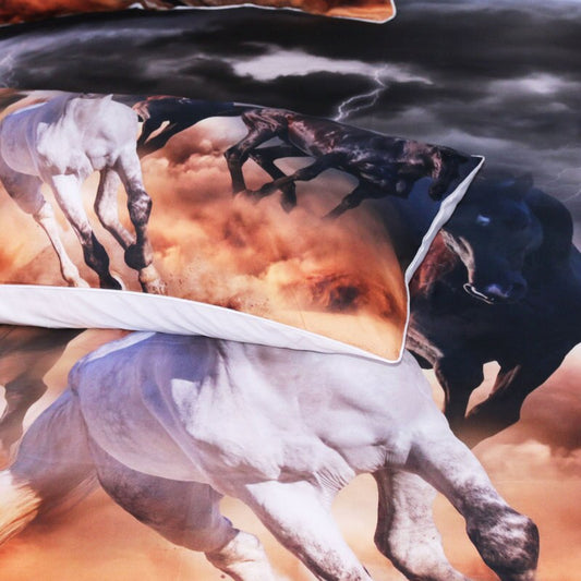 Housse de Couette Chevaux Rock