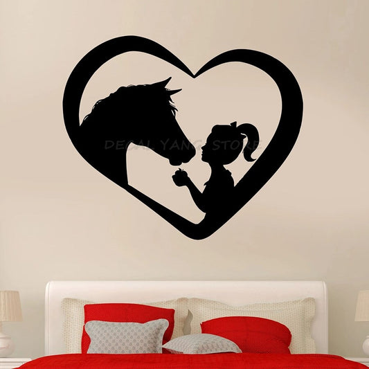 Stickers Cheval <br> Amour
