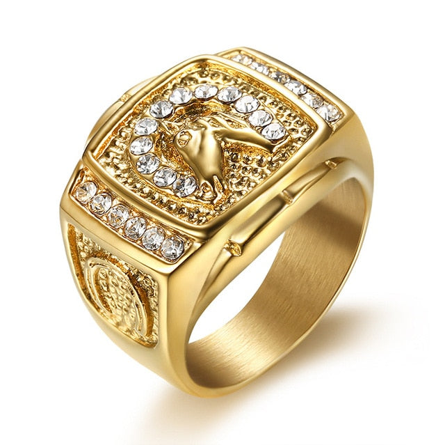 Bague Chevalière Tête de Cheval