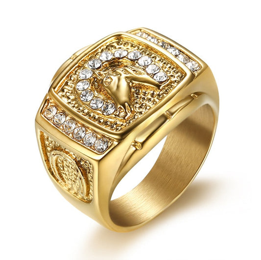 Bague Chevalière Tête de Cheval