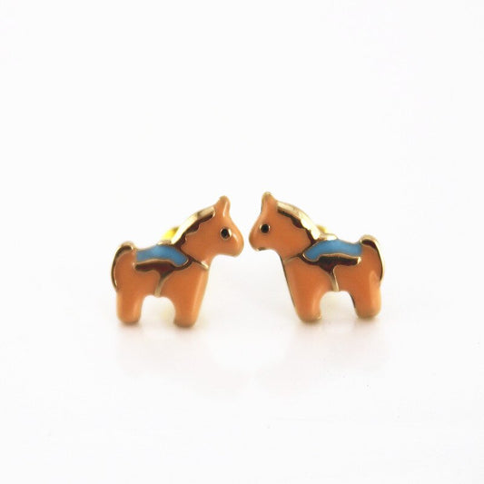 Boucles D'oreilles Mignon petit Poney
