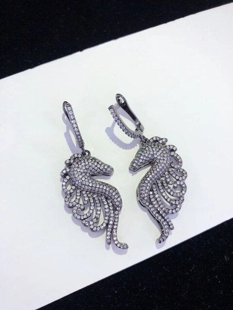 Boucles d'oreilles Cheval <br> de Mer