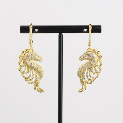 Boucles d'oreilles Cheval <br> de Mer