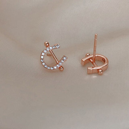 Boucles d'oreilles clou Fer à Cheval