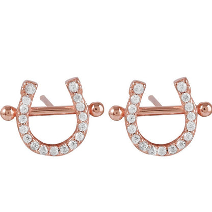 Boucles d'oreilles clou Fer à Cheval