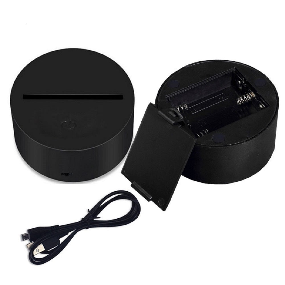 Lampe Cheval <br> LED 3D crinière sauvage