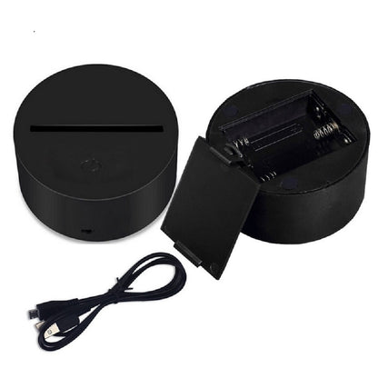 Lampe Cheval <br> LED 3D crinière sauvage