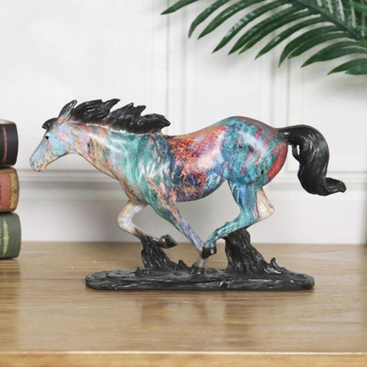 Statue cheval moderne