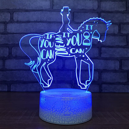 Lampe Cheval dressage