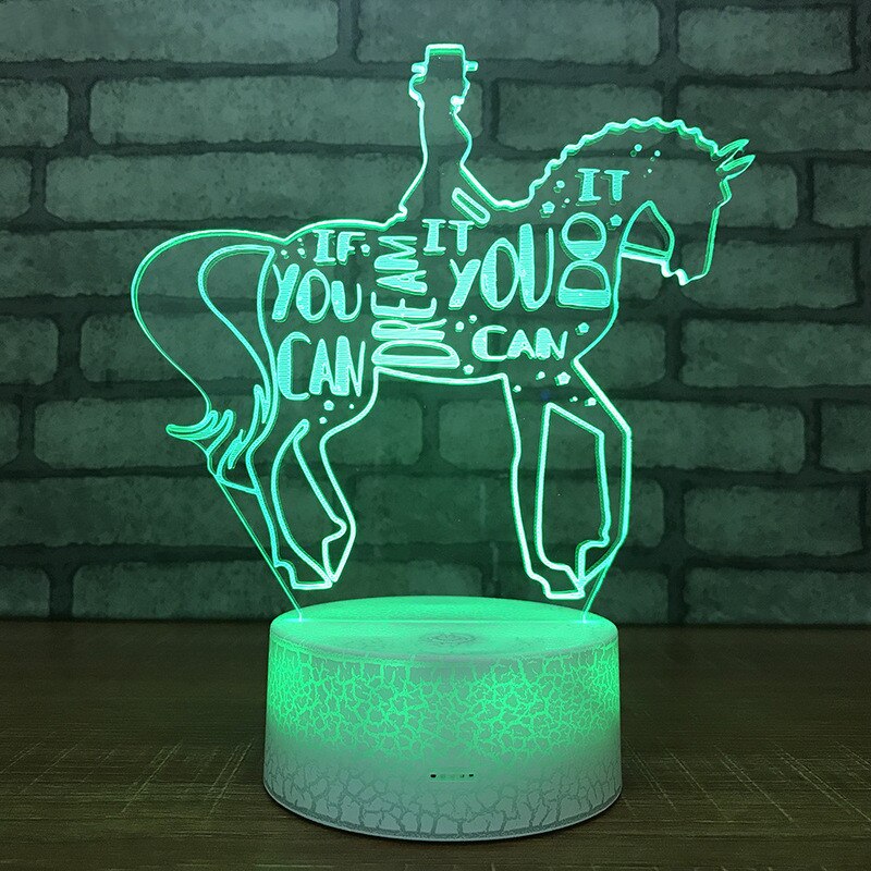 Lampe Cheval dressage